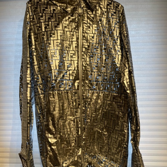 100% Autherntic NIcki Minaj Fendi collab UNISEX RAIN JACKET (42) - Picture 2 of 7